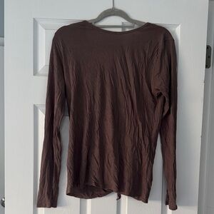 Lululemon Brown Long Sleeve Top